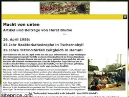 Sites similar to machtvonunten.de