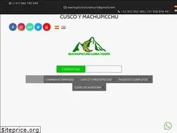 Sites similar to machupicchulunatours.com