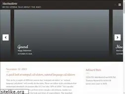 Sites similar to macinations.com