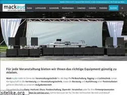 Sites similar to mackaudio.de