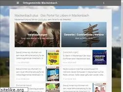 Sites similar to mackenbach-pfalz.de