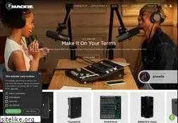 Sites similar to mackie.com