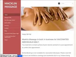 Sites similar to macklinmassage.com