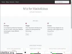 Sites similar to mackolicious.com