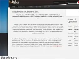 Sites similar to mackscampersales.com