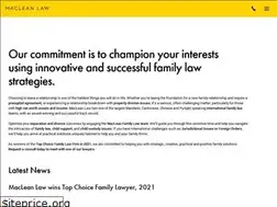 Sites similar to macleanfamilylaw.ca