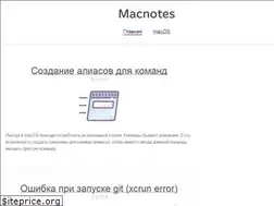 Sites similar to macnotes.ru