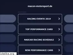 Sites similar to macon-motorsport.de