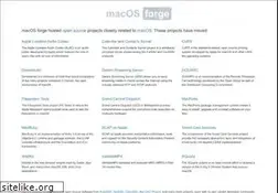 Sites similar to macosforge.org