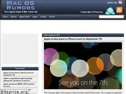 Sites similar to macosrumors.com