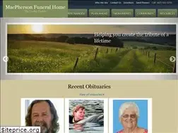 Sites similar to macphersonfuneralhome.com
