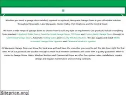 Sites similar to macquariegaragedoors.com.au