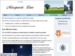 Sites similar to macquarielaw.com.au