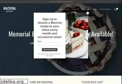 Sites similar to macrinabakery.com