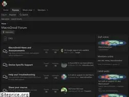 Sites similar to macrodroidforum.com