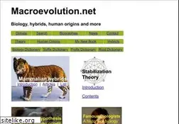 Sites similar to macroevolution.net