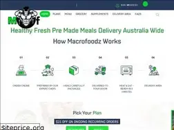 Sites similar to macrofoodz.com.au