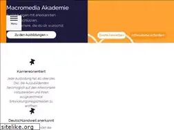 Sites similar to macromedia-academy.de