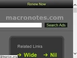 Sites similar to macronotes.com