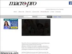 Sites similar to macropro.com