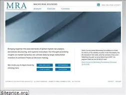 Sites similar to macroriskadvisors.com