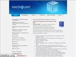 Sites similar to macrounit.com