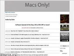 Sites similar to macsonly.com