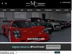 Sites similar to macsonscars.co.uk