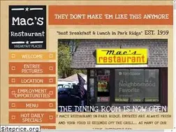 Sites similar to macsrestaurantparkridge.com