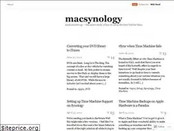 Sites similar to macsynology.wordpress.com