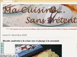 Sites similar to macuisinesanspretention.blogspot.com