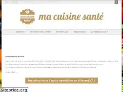 Sites similar to macuisinesante.com