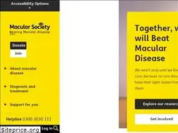 Sites similar to macularsociety.org