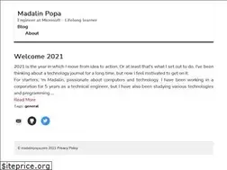 Sites similar to madalinpopa.com
