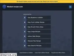 Sites similar to madam-recipe.com