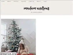 Sites similar to madamandrews.com