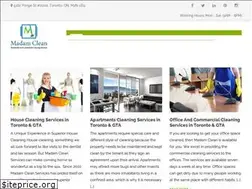 Sites similar to madamclean.ca