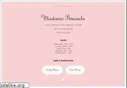 Sites similar to madamebrussels.com