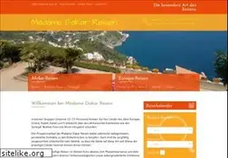 Sites similar to madamedakarreisen.de