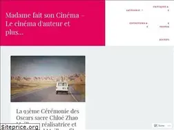 Sites similar to madamefaitsoncinema.be