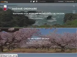 Sites similar to madameordinaire.com