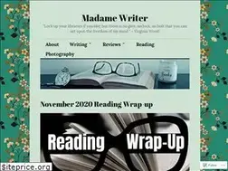 Sites similar to madamewriterblog.com