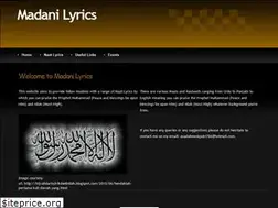Sites similar to madanilyrics.yolasite.com