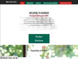 Sites similar to maddoxfinefood.com