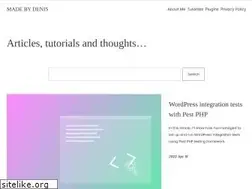 Sites similar to madebydenis.com