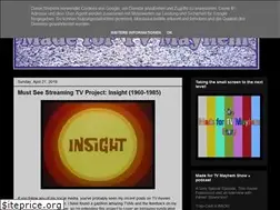 Sites similar to madefortvmayhem.blogspot.com