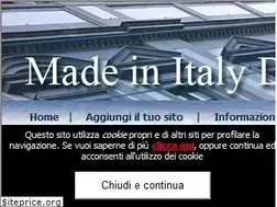 Sites similar to madeinitalydirectory.com