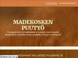 Sites similar to madekoskenpuutyo.fi