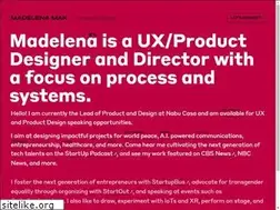 Sites similar to madelenamak.com