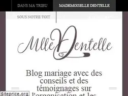 Sites similar to mademoiselle-dentelle.fr